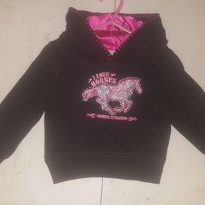Toddler horse hoodie